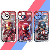 Marvel Iron Man & Spider-Man Phone Case for iPhone